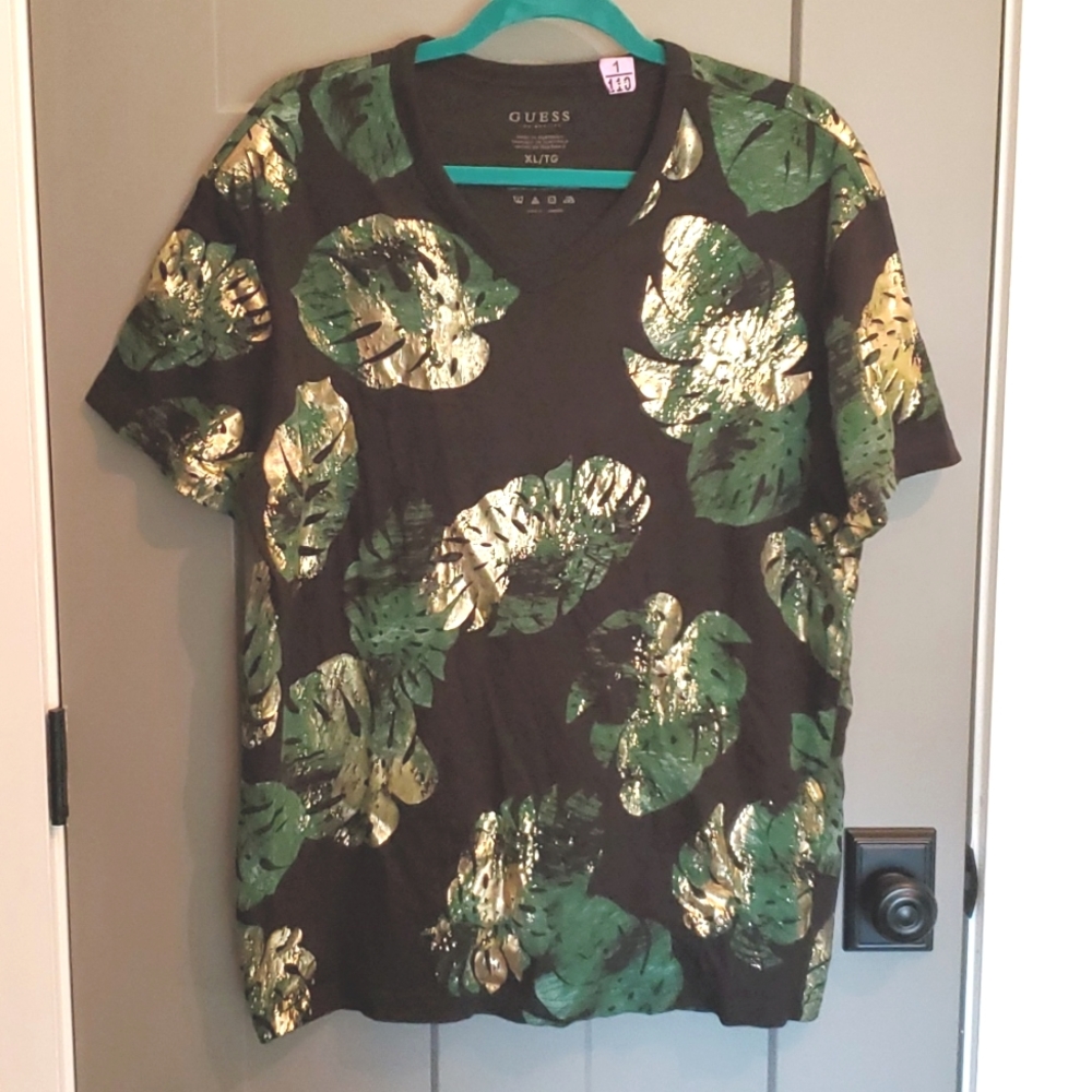 NEW Guess Men's unique shirt sz XL